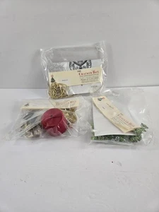 3 Christmas Ornament Partial Kits Satin Glass Beads Sequins Granny - Picture 1 of 7