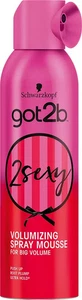 Schwarzkopf got2b 2sexy Big Volume Mousse Hair Spray 250ml, Ultra Hold, VEGAN - Picture 1 of 3