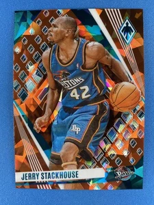 Jerry Stackhouse 2023-24 Panini Phoenix #98 Orange Ice #/249 Detroit Pistons - Imagen 1 de 2