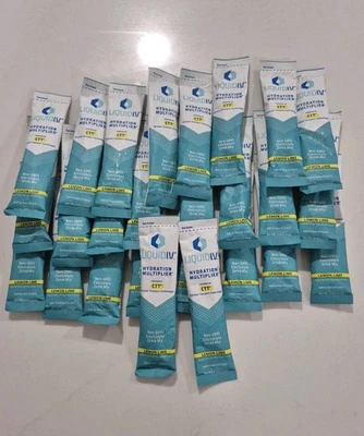 Liquid I.V. Multiplicador de hidratación limón lima 26 individuales 0,56 oz EXP 10/12/25 Foto 1 de 4
