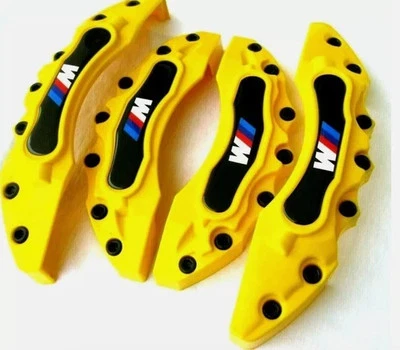 Cubiertas de pinza de freno estilo M amarillas 4 piezas para BMW E90 E46 F30 X3 X5 X6 M3 Foto 1 de 4