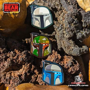 Star Wars "Eimer" Boba Fett, Jango & Proto harte Emaille Pins KOSTENLOSER US-VERSAND - Bild 1 von 8