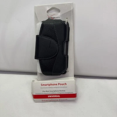 Verizon Universal Leather Pouch with Rotating Clip for Convoy 4 and etc - Black - Image 1 of 4