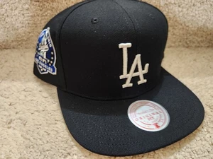 Los Angeles Dodgers MLB Snapback MITCHELL AND & NESS schwarze Mütze Kappe neu mit Etikett - Bild 1 von 5