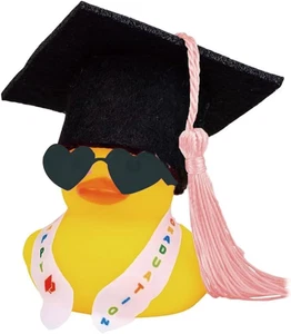 Paperelle Di Gomma,Rubber Duck Regalo Laurea Con Diploma E Cappello,Mini Paperel - Foto 1 di 12