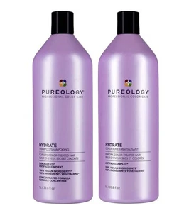 Pureology Hydrate Shampoo e Balsamo 33,8 fl. oz Duo Set Nuovo - Foto 1 di 2