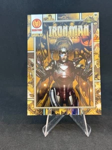 2025 Topps Chrome Marvel Iron Man Gold Refractor Insert #IM-9 - Bild 1 von 2