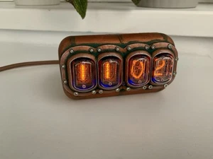 Nixie tube clock, assembled on IN-12 lams, new, handmade - Picture 1 of 4