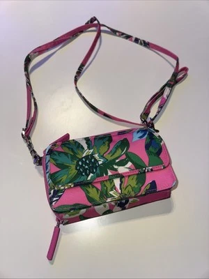 Bandolera/muñequera/cartera Vera Bradley Tropical Paradise para damas, todo en uno Foto 1 de 4