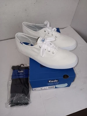 Keds Champion Womens Canvas Casual Low Top Sneakers WF34000 White Size 7 - Image 1 of 4