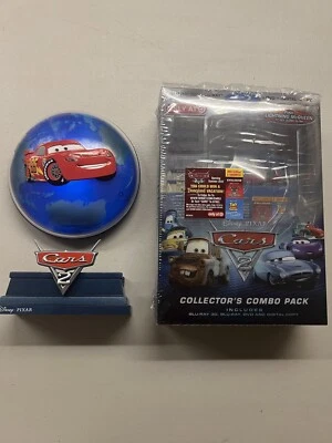 Disney Cars 2 (3D, DVD, Blu-ray) Target Exclusive Collector’s Pack Open New glow - Image 1 of 4