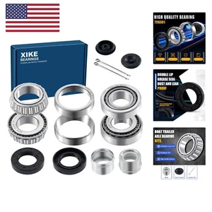 2 Set Fits 25mm Axles Trailer Wheel Hub Kit, 30205 Bearings, TC30x52x10mm Sea... - Imagen 1 de 7