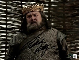 Mark Addy Game of Thrones Signed 8x10 Photograph BECKETT (Grad Collection) - Picture 1 of 3