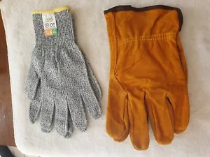 Guanti da lavoro resistenti al taglio e in pelle - Foto 1 di 15