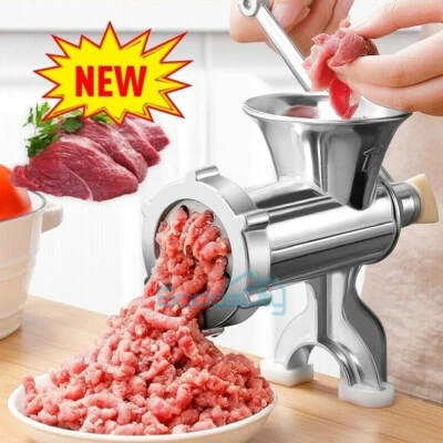 Meat Grinder Manual Mincer Heavy Duty Mincer Stuffer Table Mount Sausage Stuffer - Image 1 of 4