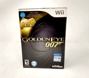 Goldeneye 007 Walmart Bundle with Golden Controller and Shirt for Nintendo Wii - Picture 1 of 9
