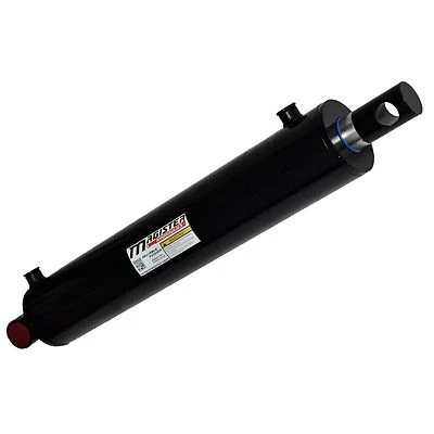 Hydraulic Cylinder Welded Double Acting 3.5" Bore 20" Stroke PinEye End 3.5x20 - Image 1 of 4