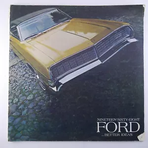 Ford 1968 Katalog Händler Verkaufsprospekt Galaxie Custom Country Ranch Wagon Limousine - Bild 1 von 5