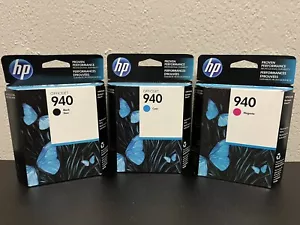 HP 940 Original Ink Cartridge Black/Cyan/Magenta - Picture 1 of 3