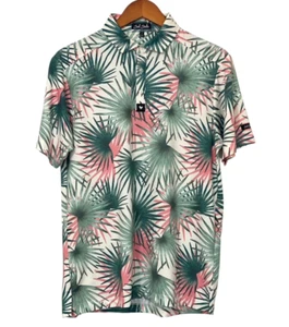 Bad Birdie Polo Shirt Men's Size S Hammock Hunter Golf Performance Palm Trees - Picture 1 of 8