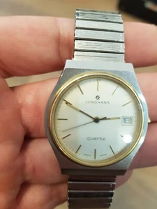 Reloj de cuarzo Junghans vintage W 669,32 — Hecho en Alemania, funcionando, fecha - Imagen 1 de 12