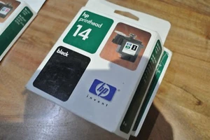 Cabezal de impresión HP 14 NEGRO NUEVO EN CAJA sellado pero caducado - Imagen 1 de 3