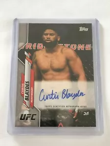 TOPPS UFC 2020 AUTOGRAPH CARD - CURTIS BLAYDES - UFCA-CB - NEW PACK FRESH AUTO - Picture 1 of 2