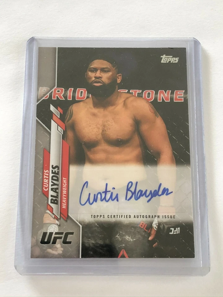 TOPPS UFC 2020 AUTOGRAPH CARD - CURTIS BLAYDES - UFCA-CB - NEW PACK FRESH AUTO - Image 1 of 2
