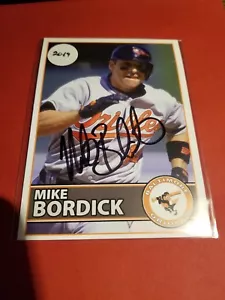 Mike Bordick Baltimore Orioles signierte Postkarte 2019 Fanfest - Bild 1 von 2