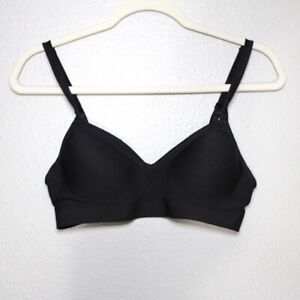 Hanes Wire Free Bra Smooth Comfort Black Size A/B Small 34 - 36 Classic Wireless