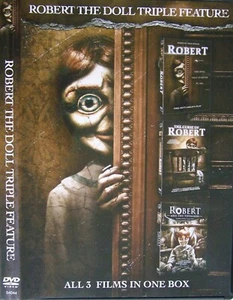 Robert The Doll Triple Feature: R/Curse Of R/R & The Toymaker (DVD, 2018, Anime) - Foto 1 di 3
