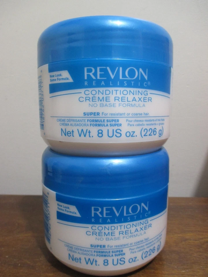 2x Revlon Realistic Conditioning Creme Relaxer No Base Super, 8 Oz - Image 1 of 1