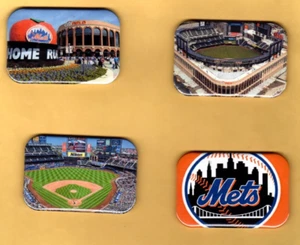CITI FIELD NEW YORK METS 4 REFRIGERATOR MAGNET 2" X 3" WITH ROUNDED CORNER - Picture 1 of 6