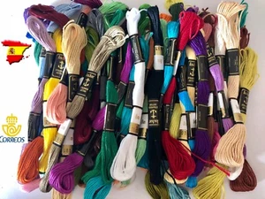 "50 " Madejas de hilos 100% algodón Buena sección de Colores Envió Gratis - Imagen 1 de 3