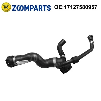 17127580957 Front Upper Radiator Hose W/Vent Hose for BMW 535i 640i 740Li New - Image 1 of 4