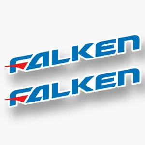 2X FALKEN TIRES DECAL STICKER US MADE TRUCK VEHICLE JDM RACING CAR WINDOW - Picture 1 of 1