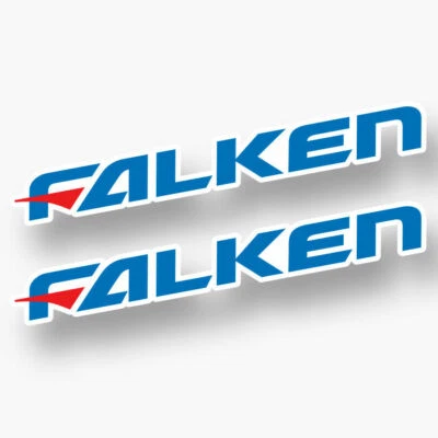 2X FALKEN TIRES DECAL STICKER US MADE TRUCK VEHICLE JDM RACING CAR WINDOW - Image 1 of 4