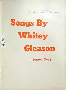 Songs by Whitney Gleason Volume One 1970 Music / Song Book 388a - Picture 1 of 8