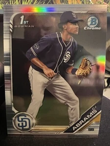 2019 Bowman Draft CJ Abrams Refractor 1st BDC-85 Padres - Picture 1 of 2
