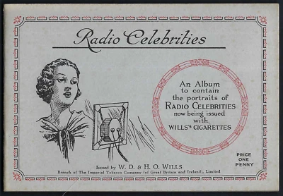 WILLS - RADIO CELEBRITIES (ALBUM) - 1 EMPTY ALBUM - Image 1 of 4