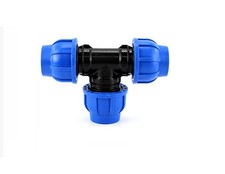Tee Compressione Irrigazione Pe Tubo 3 Vie