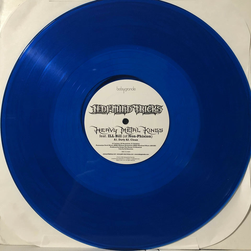 JEDI MIND TRICKS - HEAVY METAL KINGS (12")  2006  RARE!!  ILL BILL!!  BLUE VINYL Foto 1 de 1