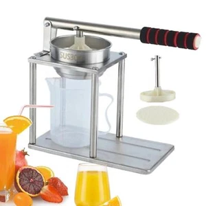 Hand Press Fruit Juicer Kitchen Gadget Stainless Steel Juice Extractor Lemon - Picture 1 of 7