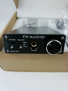 FX Audio Optical/Coaxial/USB Digital Audio Amplifier - Black (DAC-X6) - Picture 1 of 4