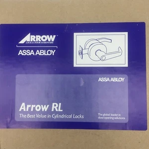 ARROW # RL01BRR10 CYLINDRICAL LOCK RL SERIES (PASSAGE LEVER) - Picture 1 of 3
