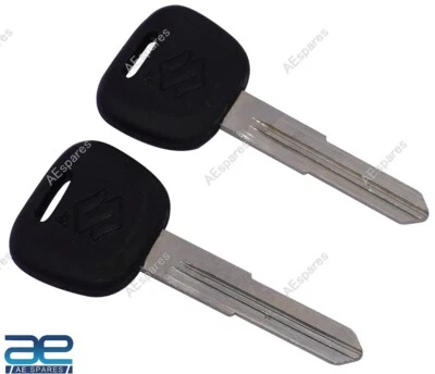 For Suzuki Blank Uncut Ignition Key 2 With S Logo Compatible With Swift ECs Foto 1 de 4