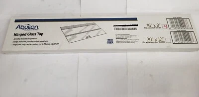 Tampo de vidro articulado Aqueon 100129016 Versa-Top 16" x 8" - Imagem 1 de 4