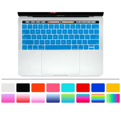 Silicone Keyboard Cover Film For Apple Macbook Pro 13" 15" Retina Air 11" #w ∂ - Image 1 of 4