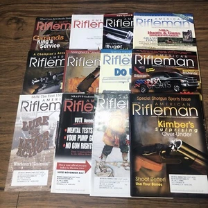 Vintage The American Rifleman Magazine 2002 Complete Year Full 12 Issues - Picture 1 of 9