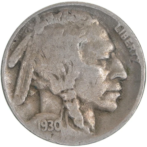 1930 S Buffalo Nickel Very Good VG Cover